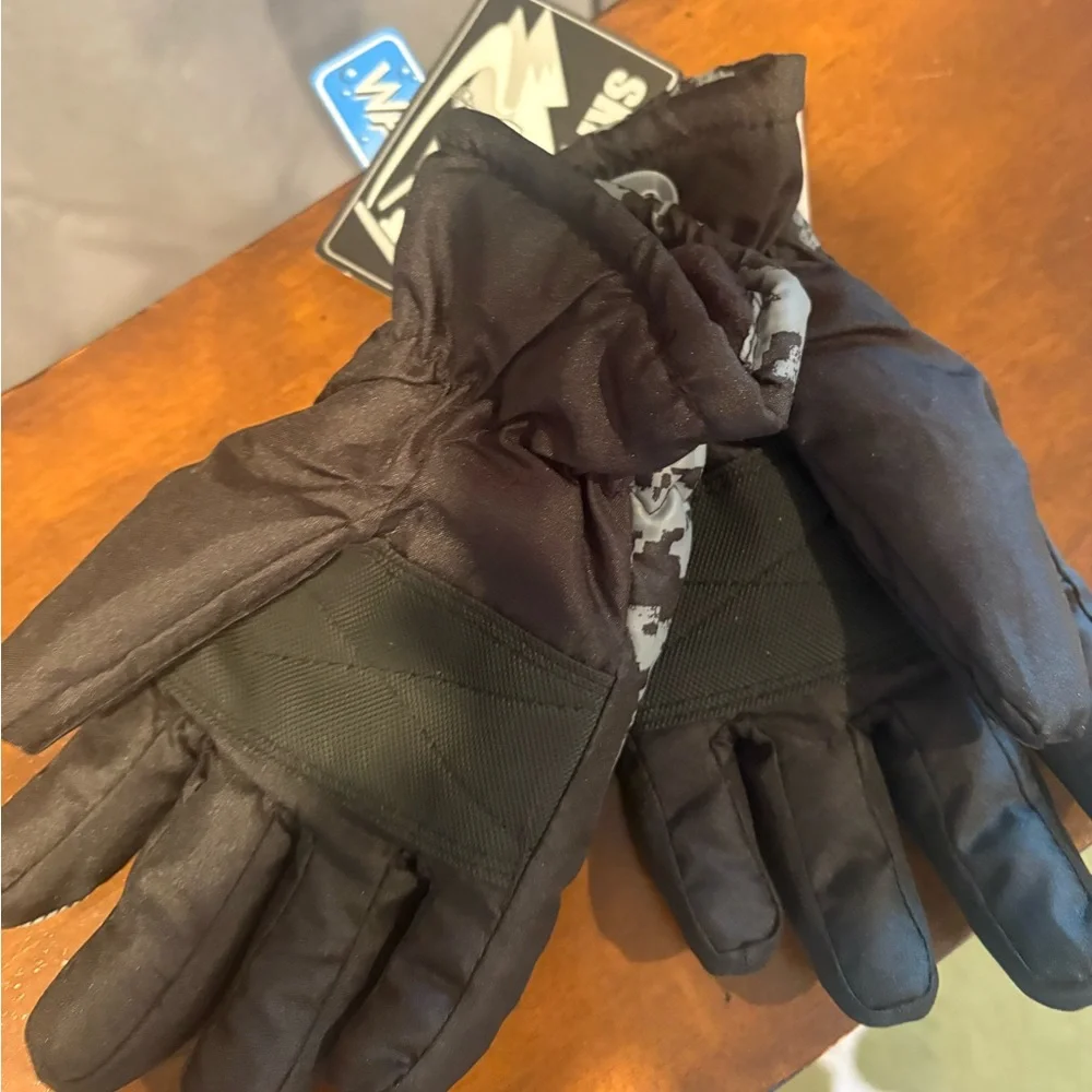 NET 3M Thinsulate Waterproof Skeleton Ski Gloves Size 4-7